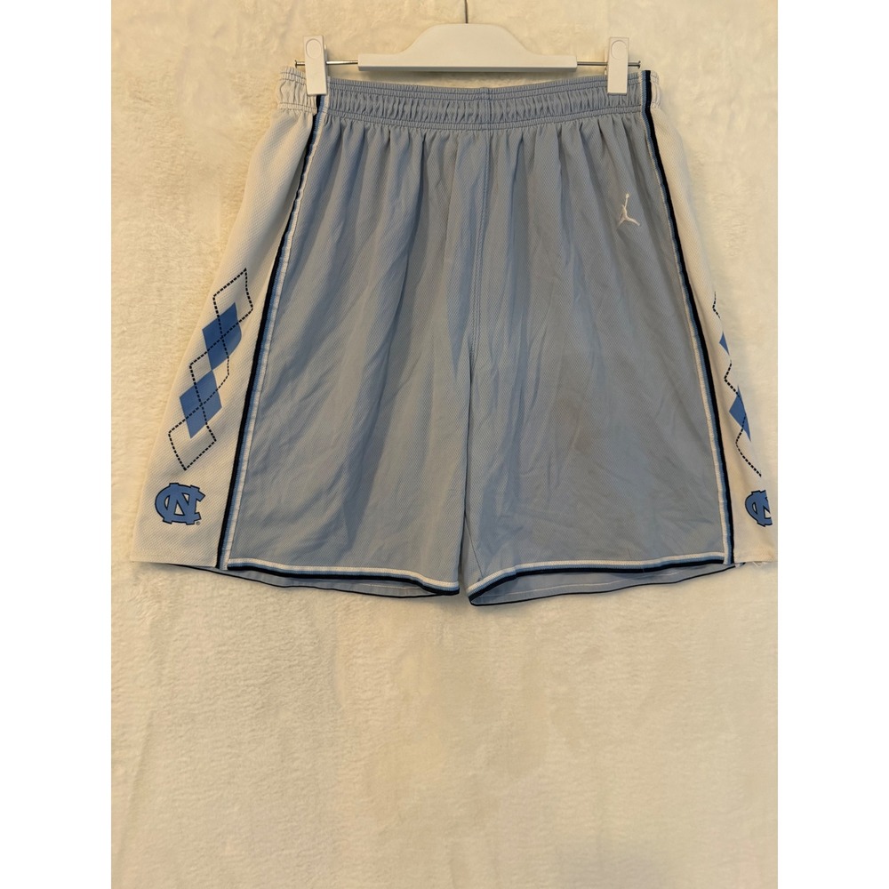 Jordan North Carolina Tar Heels Argyle‎ Basketball Shorts University Blue Mens L